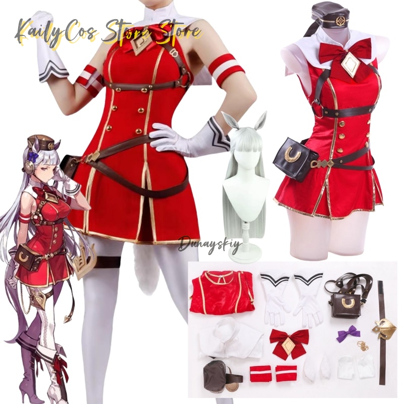Women'S Red Accessories - Costume de Cosplay de bateau doré,