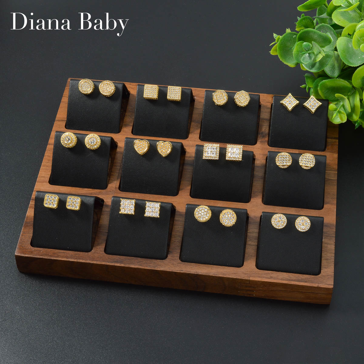Women Accessories Dubai - Diana Baby – boucles d'oreilles couleur