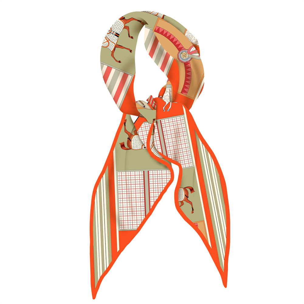 Silk Scarf Square - Nouvelles écharpes en soie imprimées à