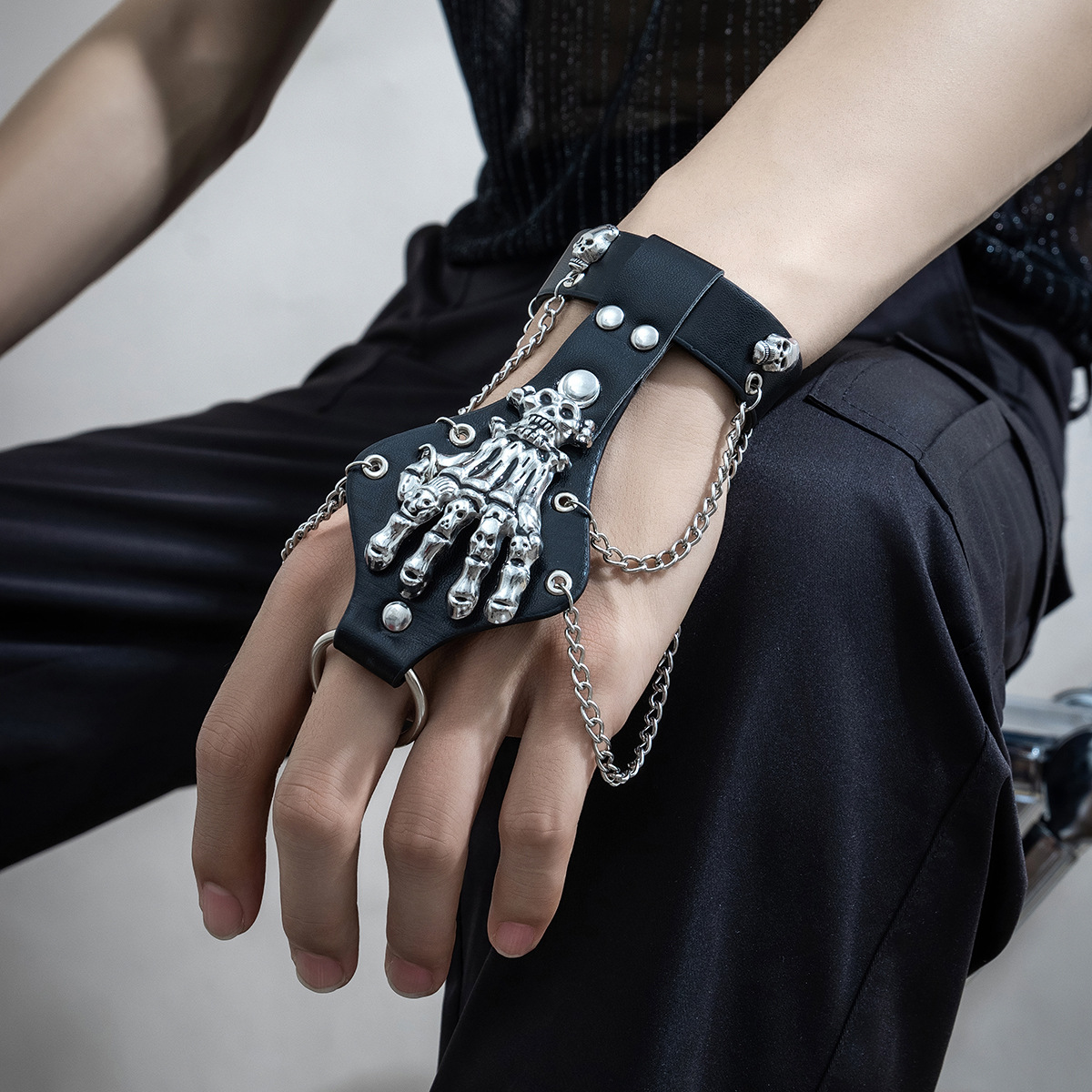 Women'S Emo Accessories - 2024 nouveau Emo Punk gothique crâne