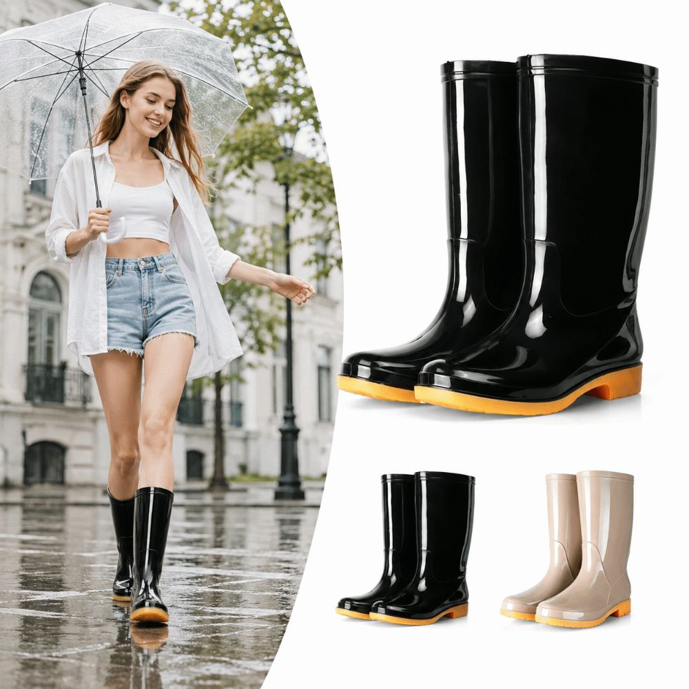 Women Kitchen Accessories - Bottes de pluie longues antidérapantes pour