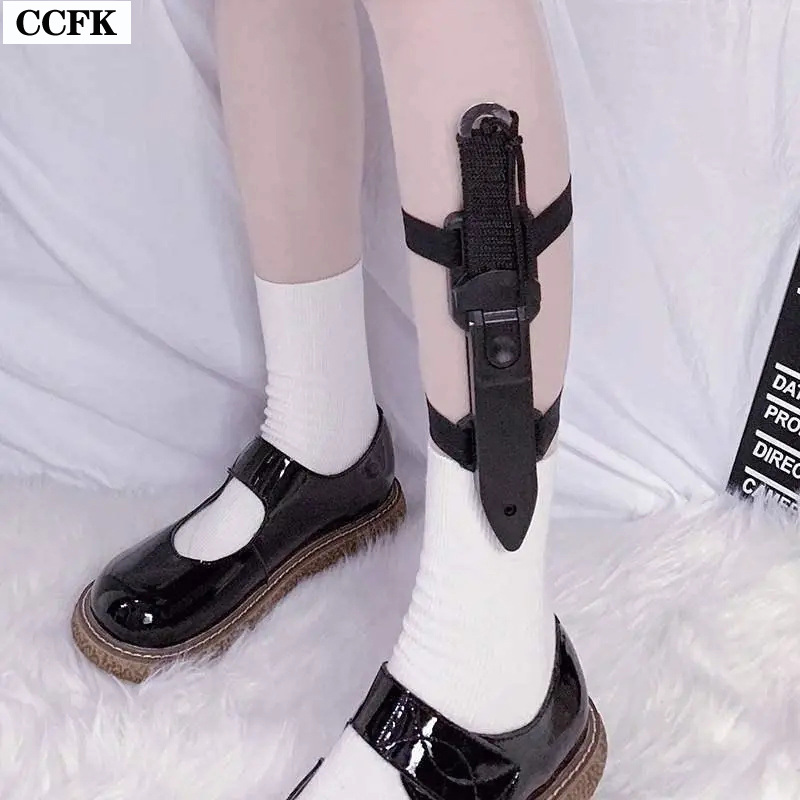Women'S Emo Accessories - Goth Leg Ring Kawaii Knife Protector,