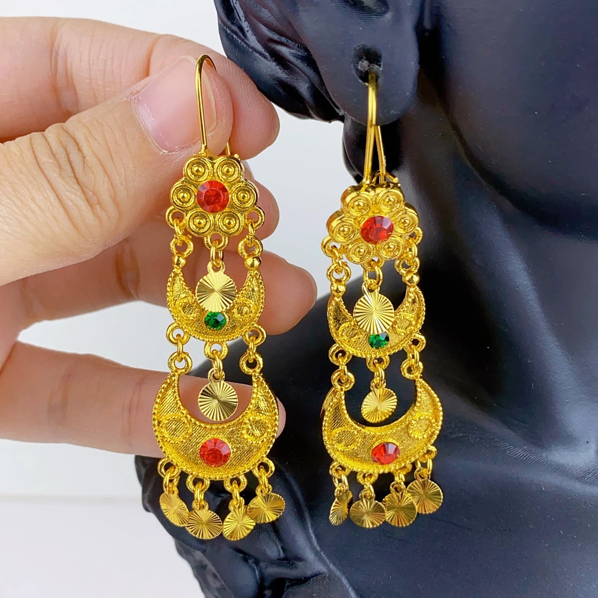 Boucles d'oreilles indiennes p - Women Accessories Dubai avis et prix
