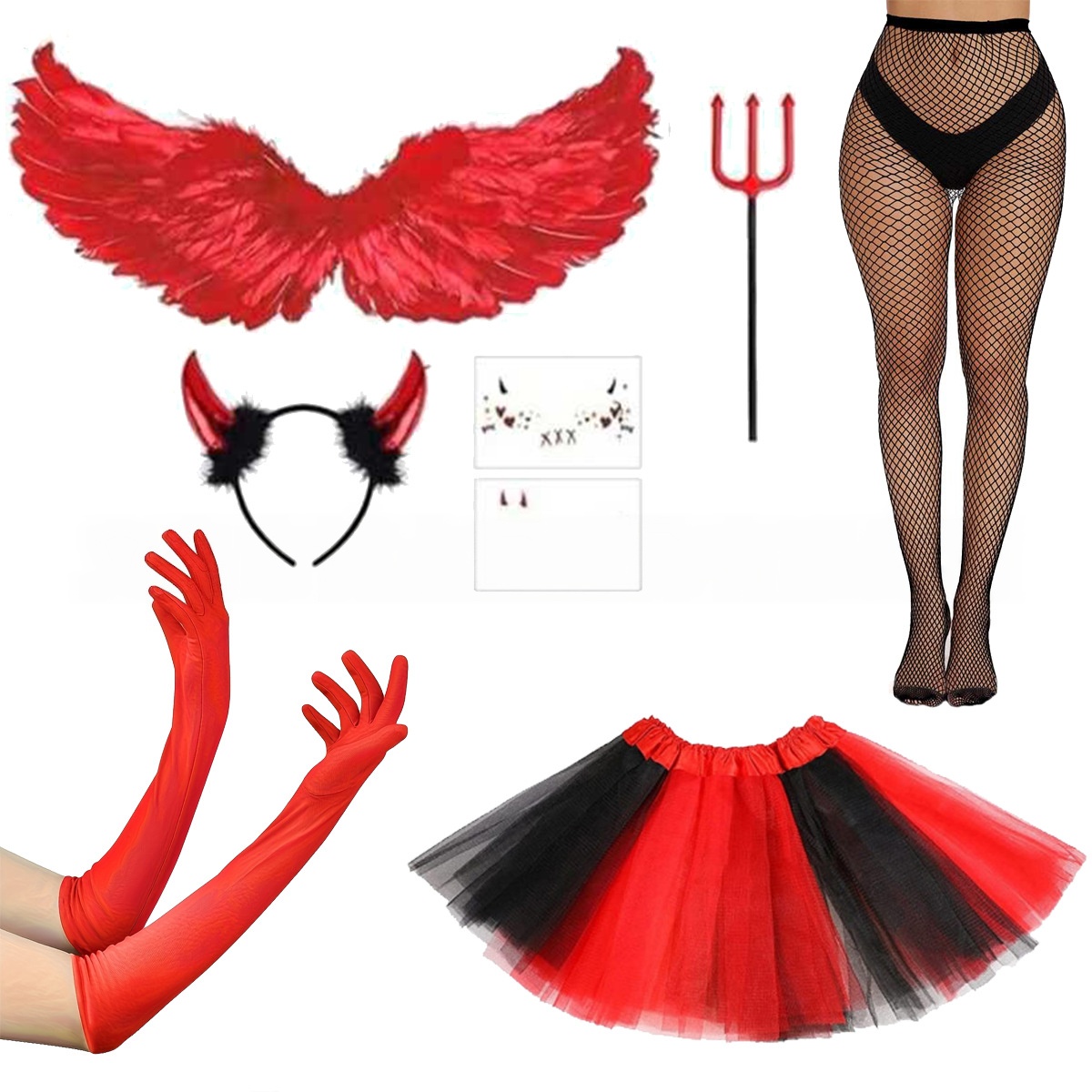 Ensemble de déguisement d'Hall - Women'S Red Accessories avis et prix