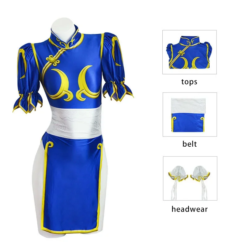 Costume de cosplay Chun Li Str - Women'S Accessories Clothing avis et prix