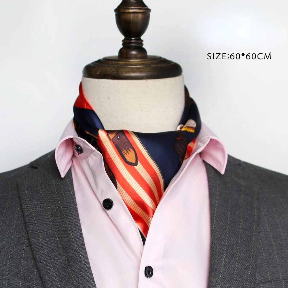 Foulard en soie britannique po - Silk Scarf Square avis et prix