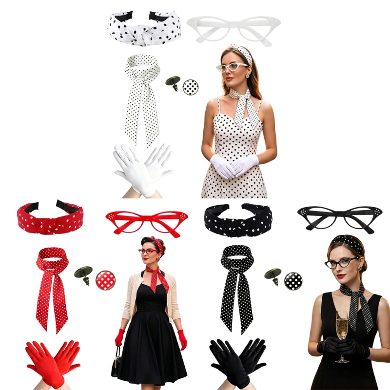 Ensemble de 5 costumes pour fe - Women'S Accessories In The 1950S avis et prix