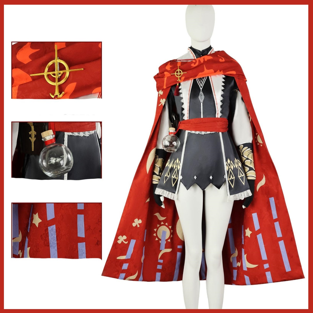 Costume de cosplay Game Arknig - Women'S Red Accessories avis et prix